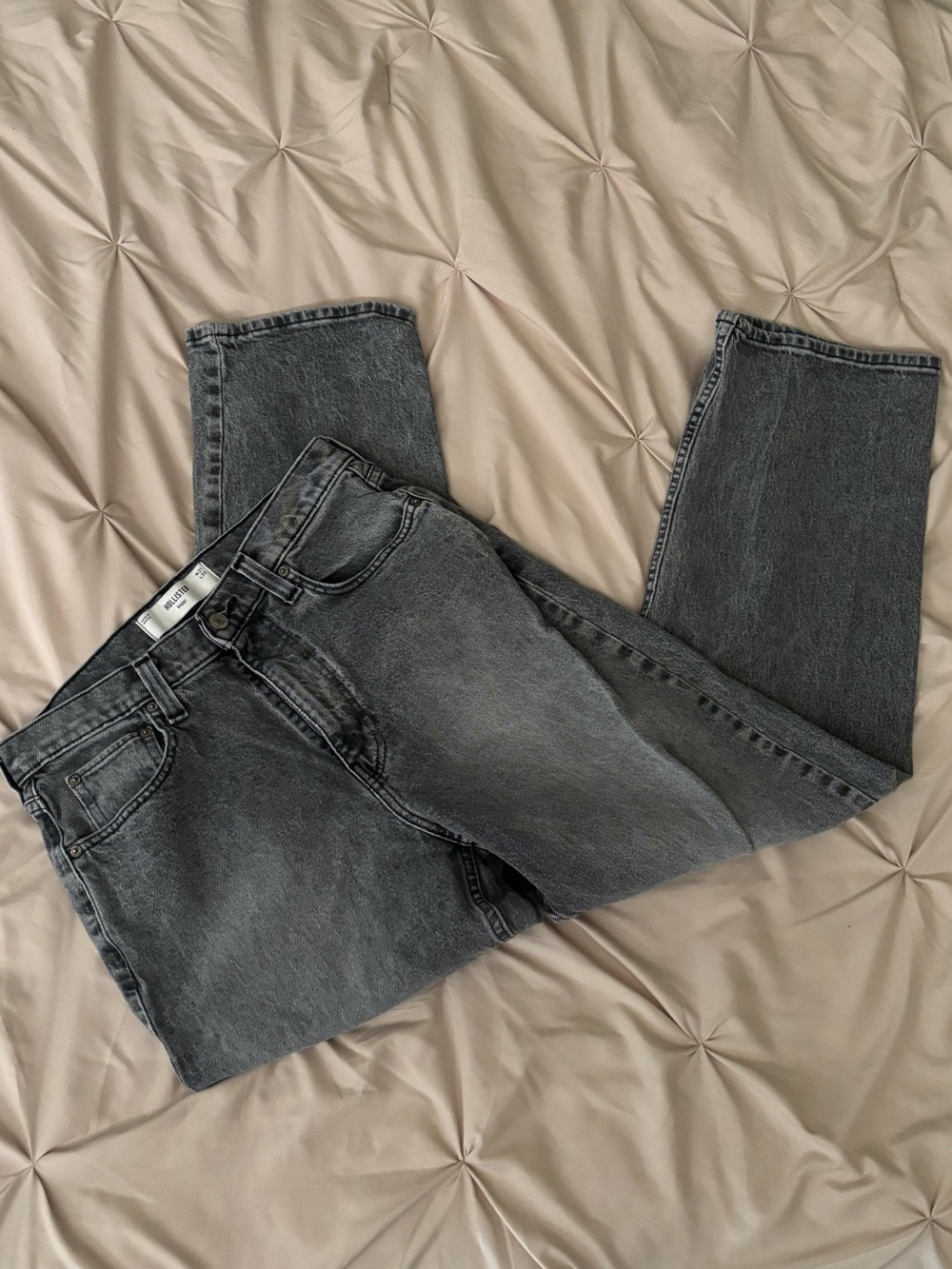 Hollister Vintage black washed baggy jeans 31x30